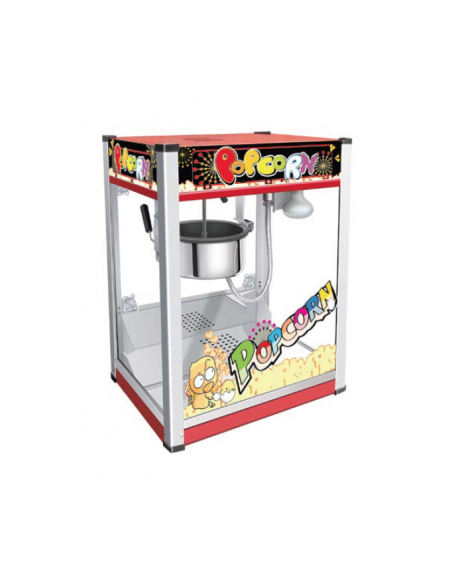 Macchina per popcorn professionale da banco - potenza 1440 W - mm 505x370x680h