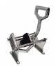 Tagliapatate manuale professionale in acciaio inox e alluminio - comprese 4 lame - mm 275x175x205h
