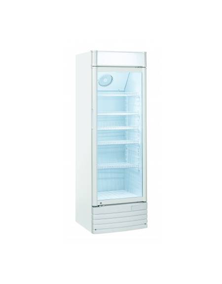 Vetrina bevande refrigerata statica con ventilazione assistita - Lt. 350 - temp. +1°/+10° - Classe D - cm 60x57x183,5h