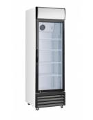 Vetrina bevande refrigerata statica con ventilazione assistita +2 / +12° C - 338 Lt - 4 ruote girevoli - mm 578x605x1980h