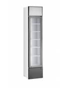 Vetrina bevande refrigerata statica, ventilazione assistita +2 / +12° C - 160 Lt - ideale per lattine - mm 390x475x1880h