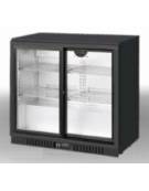 Espositore refrigerato ventilato retrobanco - controllo digitale - 208 lt. - +2 / +10 °C - 2 porte battente - mm 900x520x900h