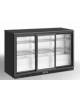 Espositore refrigerato ventilato retrobanco - controllo digitale - 330 lt. - +2 / +10 °C - 2 porte scorrevoli - mm 1350x520x900h