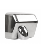 Asciugamani elettrico in acciaio inox con sensore - sterilizzazione a raggi UV - potenza 2300 W - mm 260x200x230h