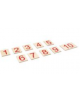 CARTELLI DEI NUMERI 1-10, VERSIONE INTERNAZIONALE - MONTESSORI