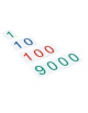 CARTELLINI GRANDI DEI NUMERI 1-9000 - MONTESSORI