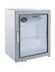 Espositore frigo bevande basso da banco - Capacità Lt. 100 -  temperatura +2/+8°C  - 1 porta - cm 62x54,3x70h - Classe B