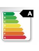Armadio frigo inox AISI 304 1 Anta Lt 700 professionale per ristoranti -2°+8°C Classe A-Guide stampate e tropicalizzato-cm 74x87