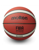 Pallone da basket Molten B7G3800 in pelle sintetica - approvato FIBA