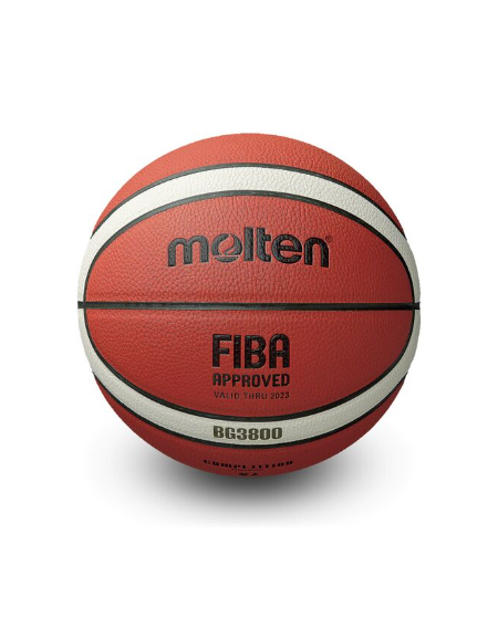 Pallone da basket Molten B7G3800 in pelle sintetica - approvato FIBA