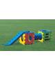 Gioco componibile Cubic Toy con 1 pannello scaletta , 1 scivolo/scala reversibile ,1 tappo , 1 tunnel e 1 supporto