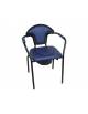 Seduta comoda con wc con tazza è staccabile da entrambi i lati e dall’alto - Larghezza tra braccioli cm 56 - Portata max Kg 130
