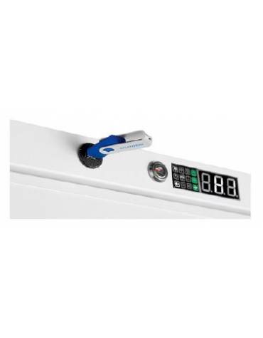 Frigorifero medicale per farmaci porta a vetro-Capacità Lt 52-Temperatura +2° +8°C -Dimensioni cm 45x47x74h-Conforme DIN 58345