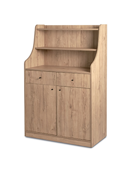 Mobile di servizio in legno colore RAL - 2 ante + 2 cassetti - cm 94x48x145h