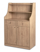 Mobile di servizio in legno colore RAL - 2 ante + 2 cassetti - cm 94x48x145h