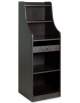 Mobile di servizio in legno colore Wengè - 1 vano a giorno e 1 cassetto portaposate - cm 48x48x145h