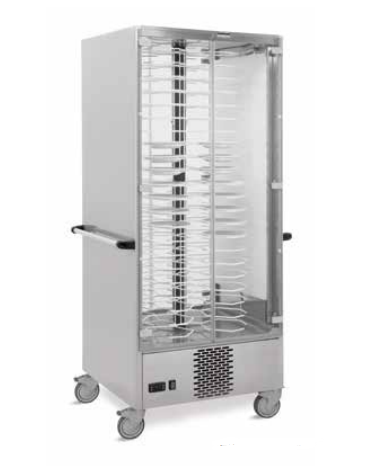 Colonna portapiatti refrigerante dotata di griglie 84 piatti Ø Piatti cm 18÷24  cm 83x77x190h