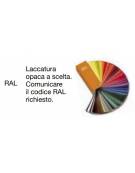 Carrello refrigerante in legno colore RAL a scelta - 3 x GN 1/1 - con cupola e griglie asolate - cm 113x68x120h