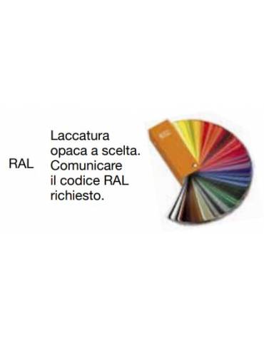 Carrello refrigerante in legno colore RAL a scelta - 3 x GN 1/1 - con cupola e griglie asolate - cm 113x68x120h
