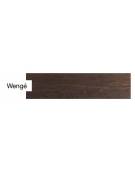 Carrello refrigerante in legno colore Wengè - 4 x GN 1/1 - con cupola e griglie asolate - cm 161x68x120h