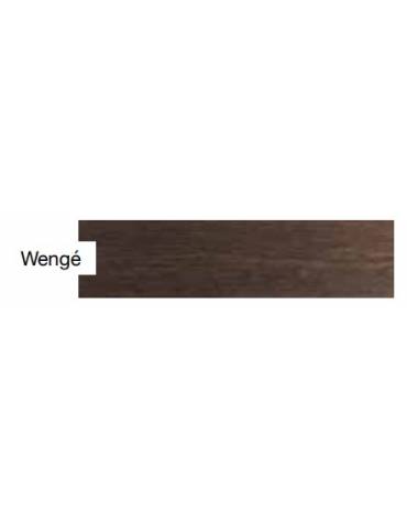 Carrello refrigerante in legno colore Wengè - 4 x GN 1/1 - con cupola e griglie asolate - cm 161x68x120h