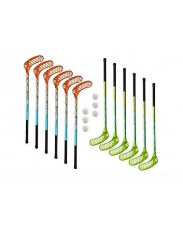 Set unihoc avanzato con 6 palline e 12 mazze - oltre 13 anni