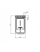 FRIGGITRICE ELETTRICA 18LT SU VANO produzione kg30 kW 13.5