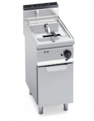 FRIGGITRICE ELETTRICA PROFESSIONALE 1 VASCA 18LT SU VANO - POTENZA  kW 18 - cm 40x71,4x90h