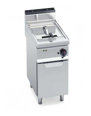 FRIGGITRICE ELETTRICA PROFESSIONALE 1 VASCA 18LT SU VANO - POTENZA  kW 18 - cm 40x71,4x90h