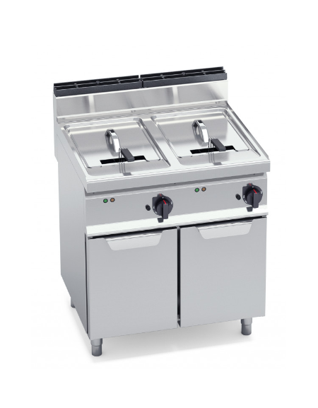 FRIGGITRICE ELETTRICA 18+18LT SU VANO produzione kg60 kW13.5 x2