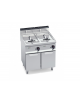 FRIGGITRICE ELETTRICA PROFESSIONALE 2 VASCHE 18+18LT SU VANO POTENZA kW 36 CM 80X71,4X90H