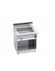 BAGNOMARIA ELETTRICO SU VANO APERTO - VASCA GN 2 X 1/1 - POTENZA kw 2.4 - cm 80x71,4x85/90h