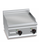 FRY TOP ELETTRICO DA BANCO PIASTRA LISCIA AL CROMO - POTENZA 8 KW - DOPPIO- CM 60x60x29h