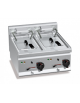 FRIGGITRICE ELETTRICA 10 + 10 LT DA BANCO - POTENZA TOTALE KW 12 - CM 60x60x29H