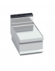Elemento neutro da banco con cassetto estraibile in acciaio INOX AISI 304 - cm 40x71,4x29h
