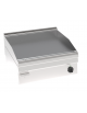 Fry top elettrico monofase-6kw da banco, piastra liscia, temp. 50÷320 °C - sup. di cottura cm 69,6x56,4  - dim. 70x65x28h