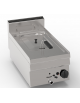 Friggitrice a gas da banco, 1 vasca da Lt 8, con scambiatori di calore - potenza gas kw 6,25 - cm 35x65x28h