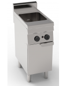 Cuocipasta elettrico su mobile, 1 vasca GN2/3 da Lt 23 in AISI 316 - trifase 4,8 Kw - cm 35x65x85h