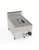 Friggitrice a gas da banco, 1 vasca da Lt 8, con scambiatori di calore - potenza gas kw 6,25 - cm 35x60x30h