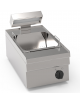 Scaldapatate elettrico monofase-0.65kw da banco, 1 vasca GN2/3 dim. cm 32,5x35,4x20h - dim tot. cm 35x60x30h