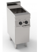 Cuocipasta a gas su mobile, 1 vasca GN2/3 da Lt 23 in AISI 316 - potenza gas totale Kw 10 - cm 35x60x85h