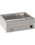 Bagnomaria elettrico da banco, 1 vasca da cm 63x51x16,5, capacità GN2/1  - monofase Kw 2,6 - cm 35x60x30h
