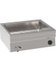 Bagnomaria elettrico da banco, 1 vasca da cm 63x51x16,5, capacità GN2/1  - monofase Kw 2,6 - cm 35x60x30h