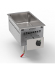 Bagnomaria elettrico da incasso, 1 vasca da cm 30,5x51x16,5, capacità GN1/1 - monofase Kw 1,3 - cm 35x60x26,6h