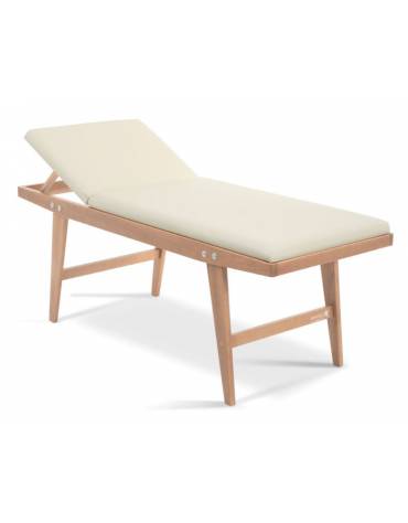 LETTO LEGNO PER FISIOTERAPIA MASSAGGI E VISITA MEDICA CON PIANO D'APPOGGIO REGOLABILE IN ALTEZZA