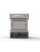 Salamandra elettrica ultrarapida con piano mobile, monofase -  sup. di cottura cm 40x35-potenza tot. 2kw-dim. tot. cm 40x54,8x50