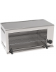 Salamandra elettrica ultrarapida monofase chiusa su 3 lati -  sup. di cottura cm 63x39 - cm 79x42x39h