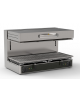 Salamandra elettrica trifase con piano mobile -  sup. di cottura cm 80x35 - dim. tot. cm 80x54,8x50h