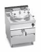 PENTOLA A GAS RISCALDAMENTO INDIRETTO 100 LT CON AUTOCLAVE CM 80x90x90h