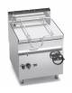 Brasiera a gas con ribaltamento motorizzato Lt. 80- Vasca e fondo inox AISI 304- CM 80X90X106,5H